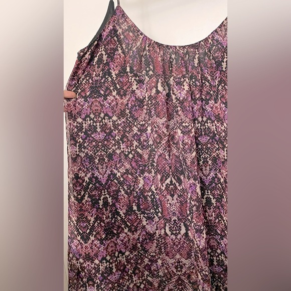 Show Me Your MuMu Purple Snake Print Mini Dress Size Medium - Picture 5 of 8